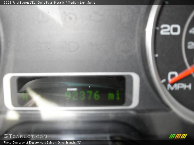 Dune Pearl Metallic / Medium Light Stone 2008 Ford Taurus SEL