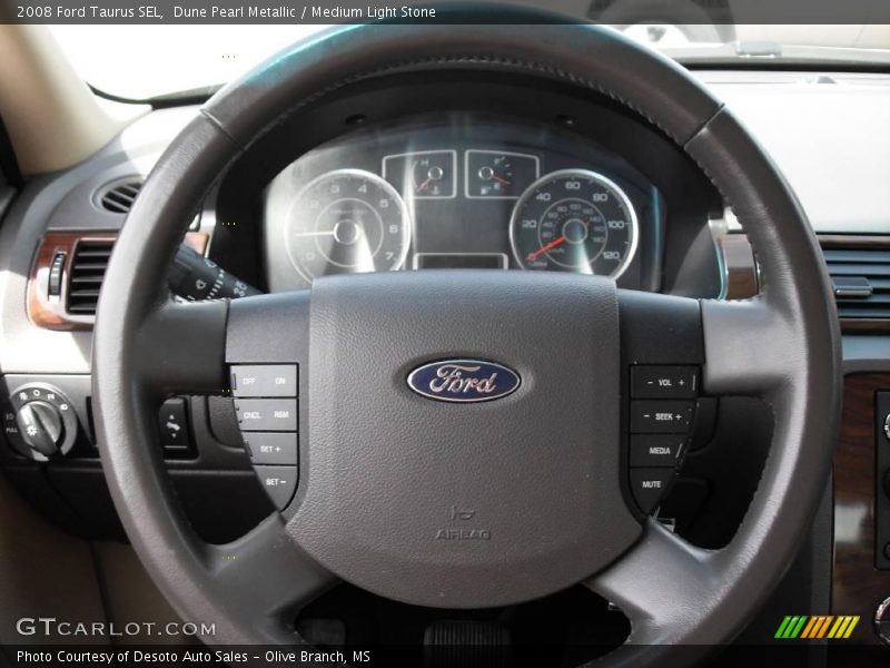 Dune Pearl Metallic / Medium Light Stone 2008 Ford Taurus SEL