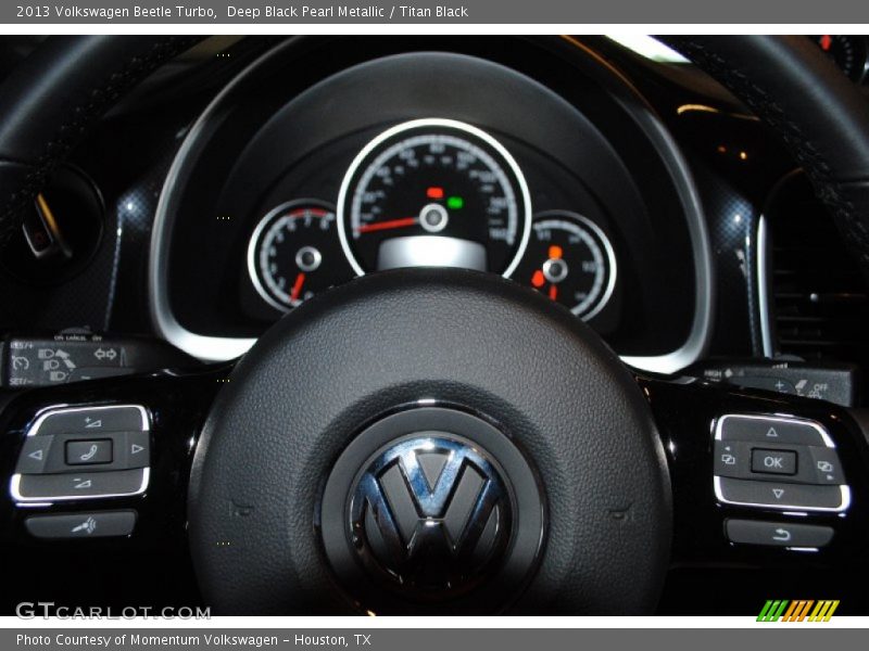 Deep Black Pearl Metallic / Titan Black 2013 Volkswagen Beetle Turbo