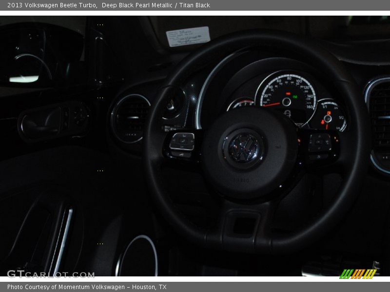 Deep Black Pearl Metallic / Titan Black 2013 Volkswagen Beetle Turbo