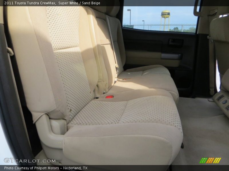 Super White / Sand Beige 2011 Toyota Tundra CrewMax