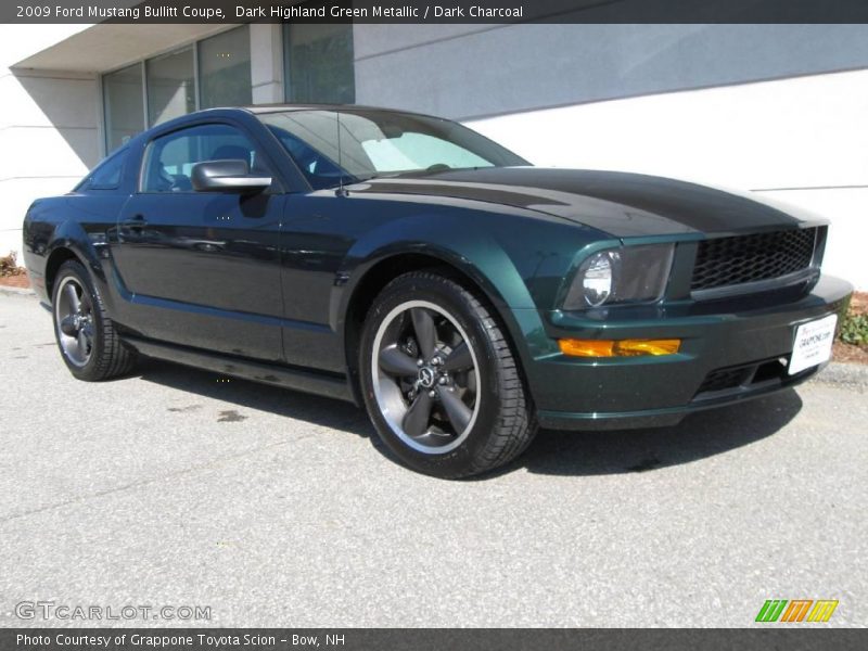Dark Highland Green Metallic / Dark Charcoal 2009 Ford Mustang Bullitt Coupe