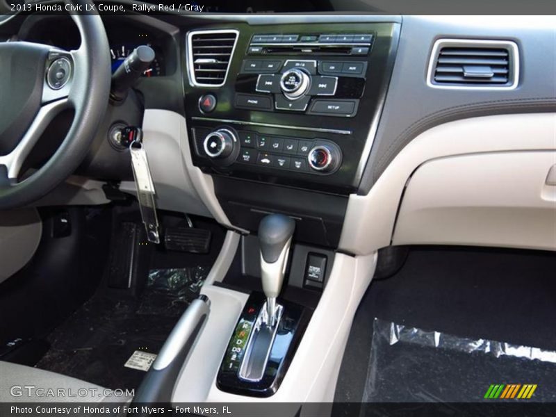 Controls of 2013 Civic LX Coupe
