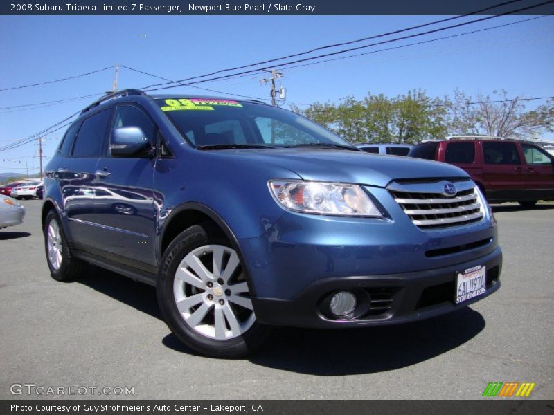 Newport Blue Pearl / Slate Gray 2008 Subaru Tribeca Limited 7 Passenger