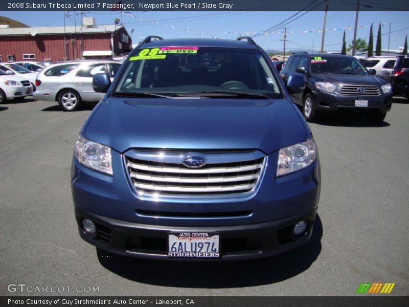 Newport Blue Pearl / Slate Gray 2008 Subaru Tribeca Limited 7 Passenger