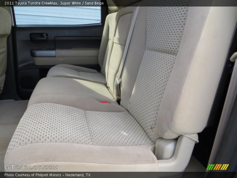 Super White / Sand Beige 2011 Toyota Tundra CrewMax