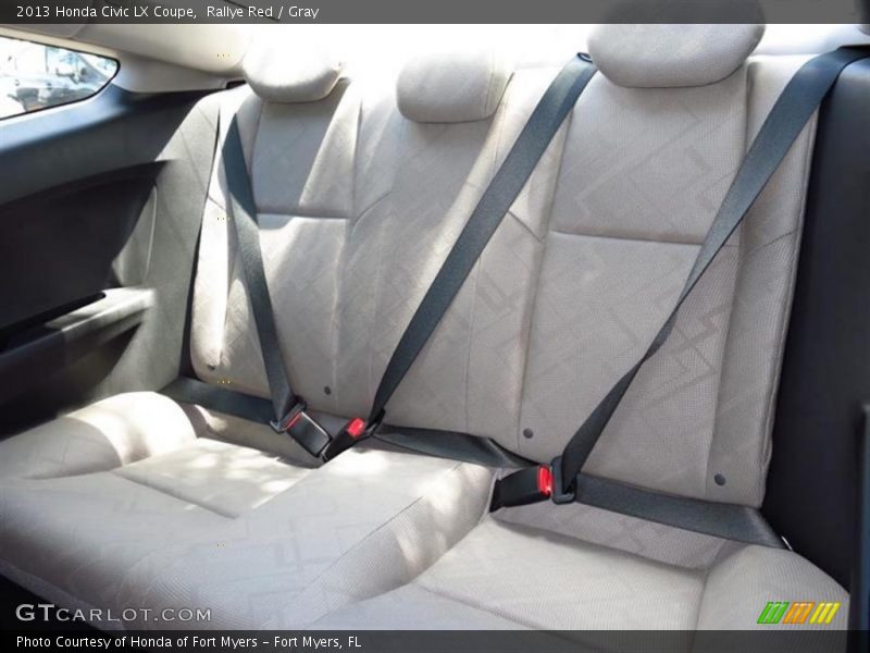 Rear Seat of 2013 Civic LX Coupe