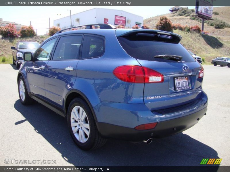 Newport Blue Pearl / Slate Gray 2008 Subaru Tribeca Limited 7 Passenger