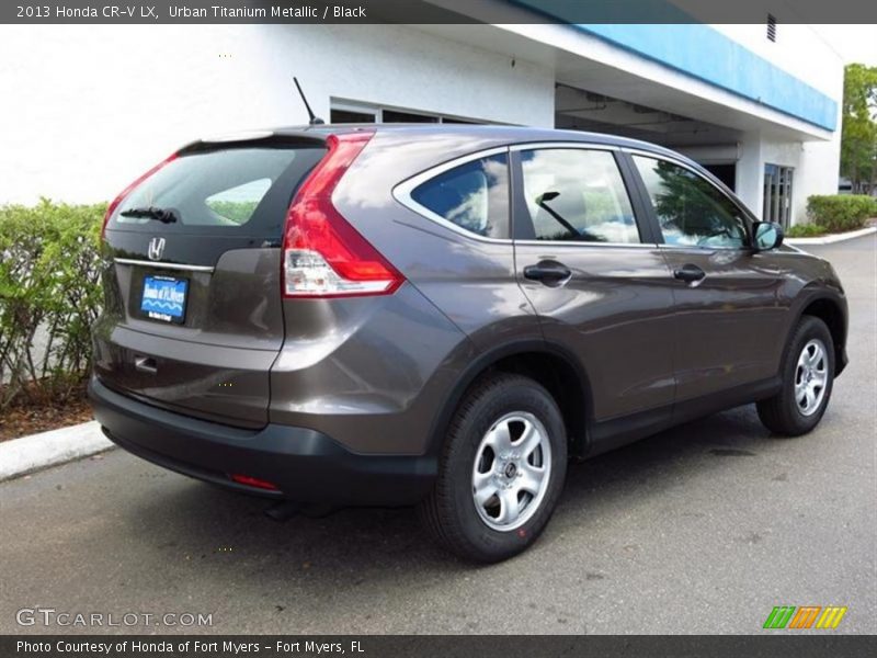 Urban Titanium Metallic / Black 2013 Honda CR-V LX