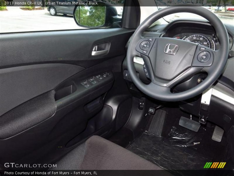 Urban Titanium Metallic / Black 2013 Honda CR-V LX