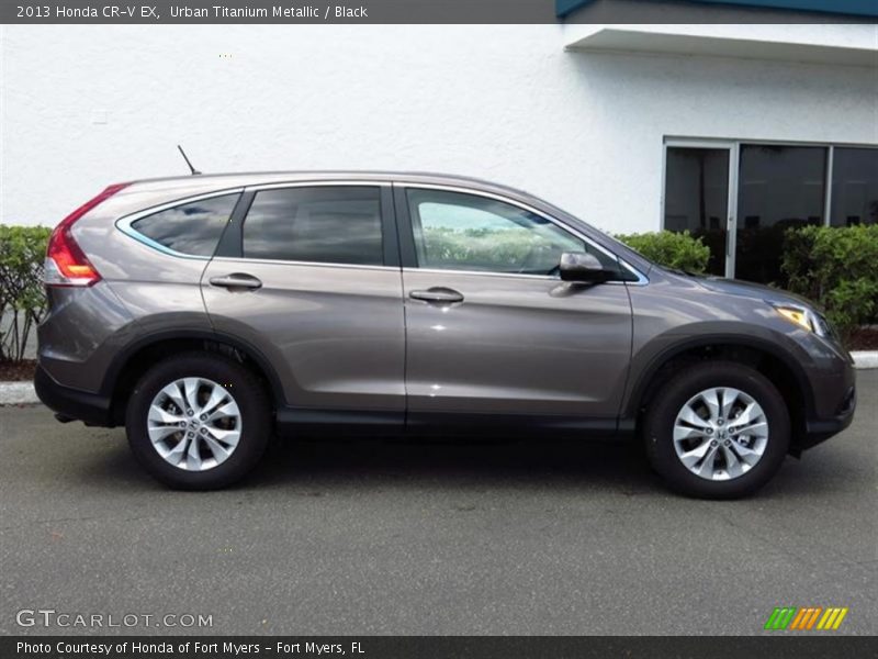 Urban Titanium Metallic / Black 2013 Honda CR-V EX