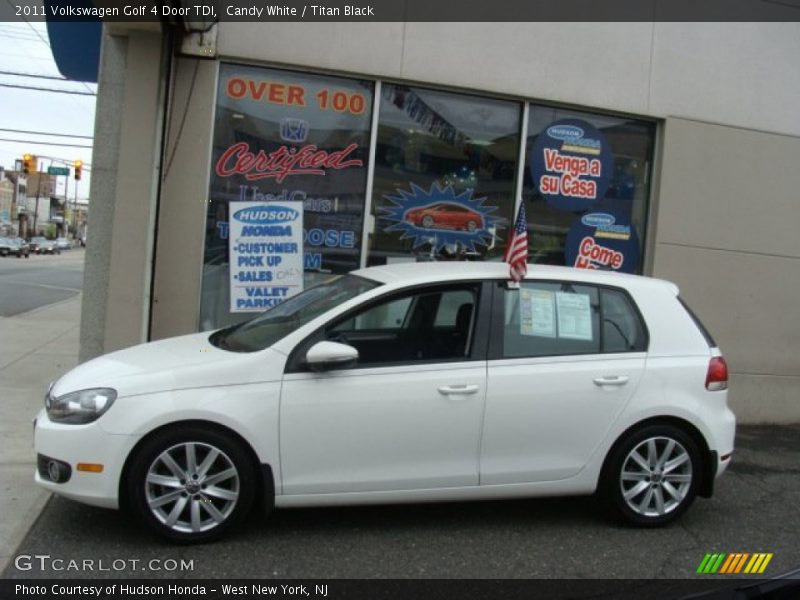 Candy White / Titan Black 2011 Volkswagen Golf 4 Door TDI