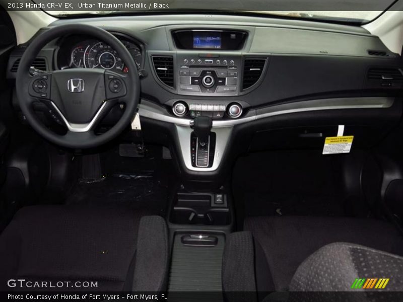 Urban Titanium Metallic / Black 2013 Honda CR-V EX