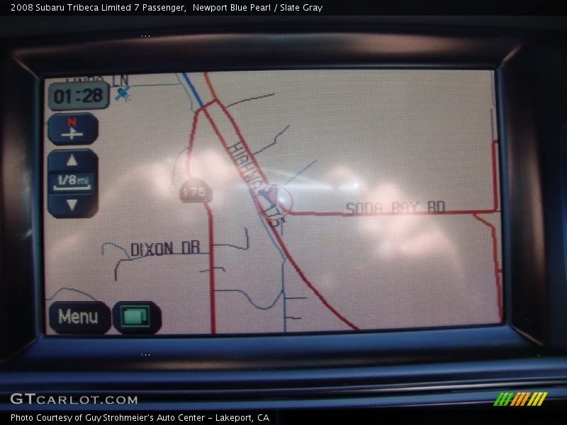 Newport Blue Pearl / Slate Gray 2008 Subaru Tribeca Limited 7 Passenger