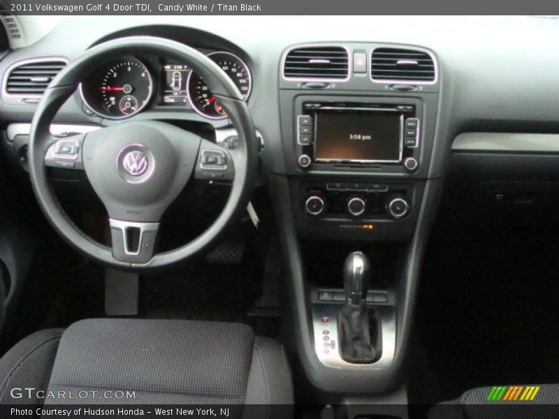 Candy White / Titan Black 2011 Volkswagen Golf 4 Door TDI