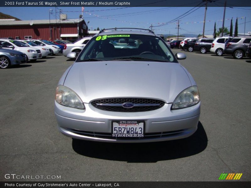 Silver Frost Metallic / Medium Graphite 2003 Ford Taurus SE Wagon