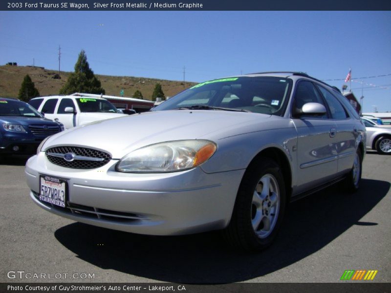 Silver Frost Metallic / Medium Graphite 2003 Ford Taurus SE Wagon