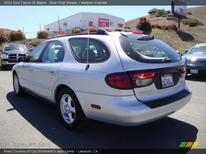 Silver Frost Metallic / Medium Graphite 2003 Ford Taurus SE Wagon