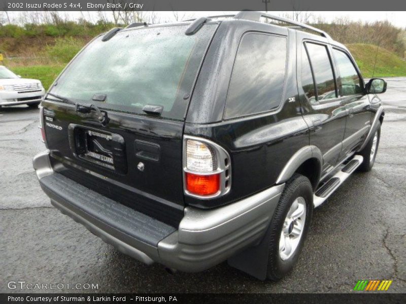 Ebony Black / Gray 2002 Isuzu Rodeo S 4x4