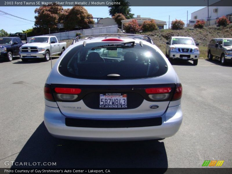 Silver Frost Metallic / Medium Graphite 2003 Ford Taurus SE Wagon