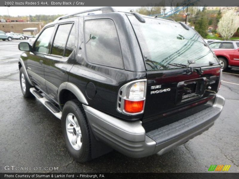 Ebony Black / Gray 2002 Isuzu Rodeo S 4x4