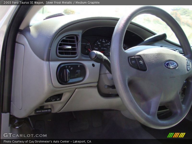 Silver Frost Metallic / Medium Graphite 2003 Ford Taurus SE Wagon