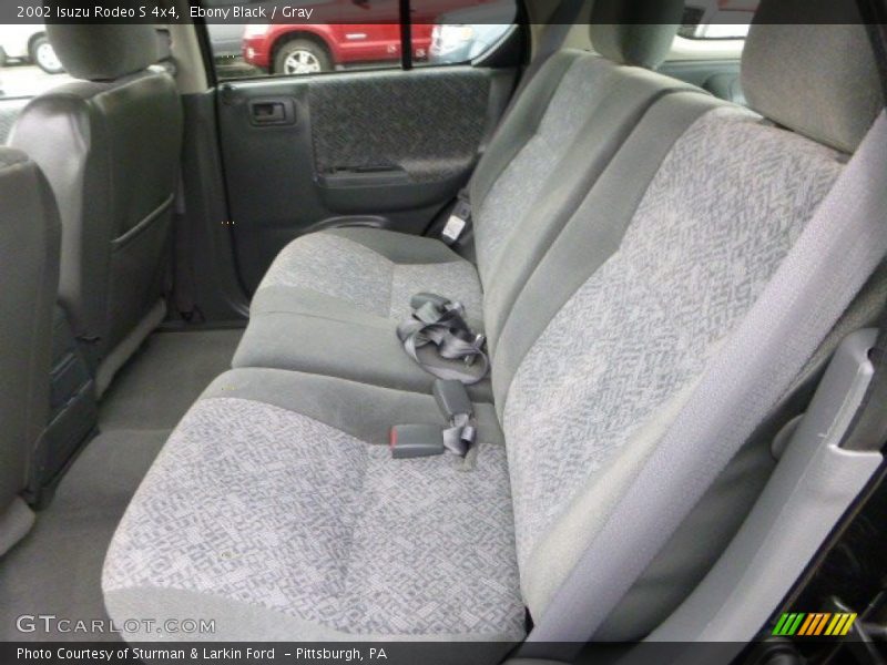 Rear Seat of 2002 Rodeo S 4x4