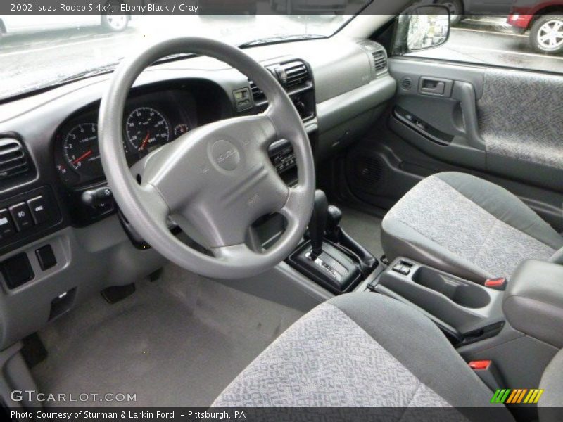 Gray Interior - 2002 Rodeo S 4x4 