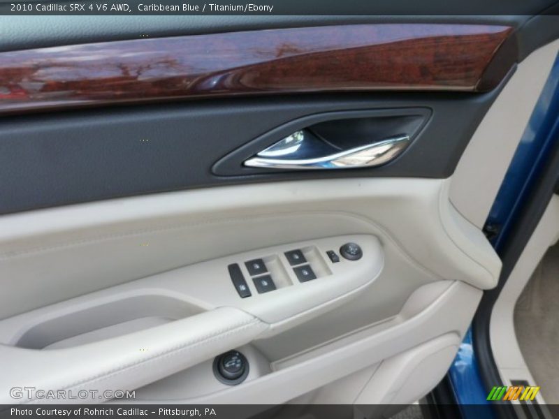Caribbean Blue / Titanium/Ebony 2010 Cadillac SRX 4 V6 AWD