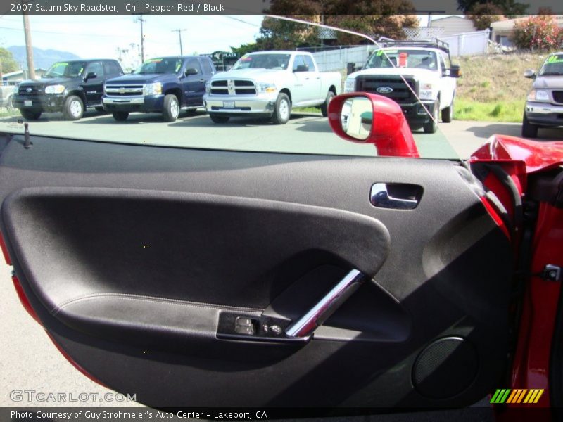 Chili Pepper Red / Black 2007 Saturn Sky Roadster