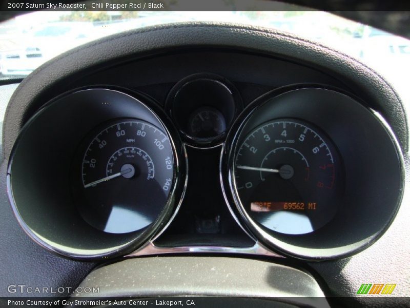 Chili Pepper Red / Black 2007 Saturn Sky Roadster