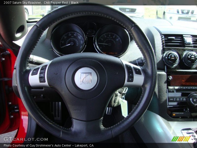 Chili Pepper Red / Black 2007 Saturn Sky Roadster