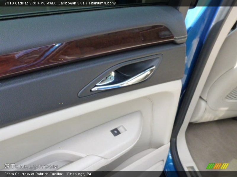 Caribbean Blue / Titanium/Ebony 2010 Cadillac SRX 4 V6 AWD