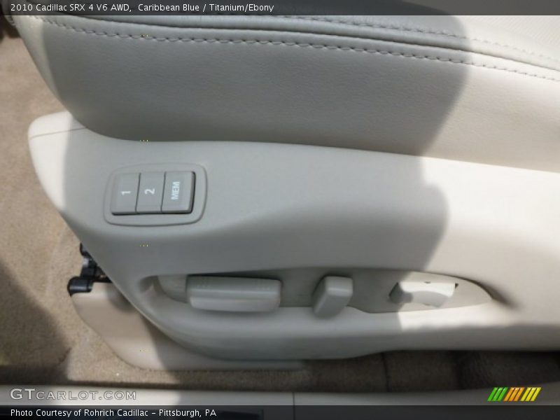 Caribbean Blue / Titanium/Ebony 2010 Cadillac SRX 4 V6 AWD