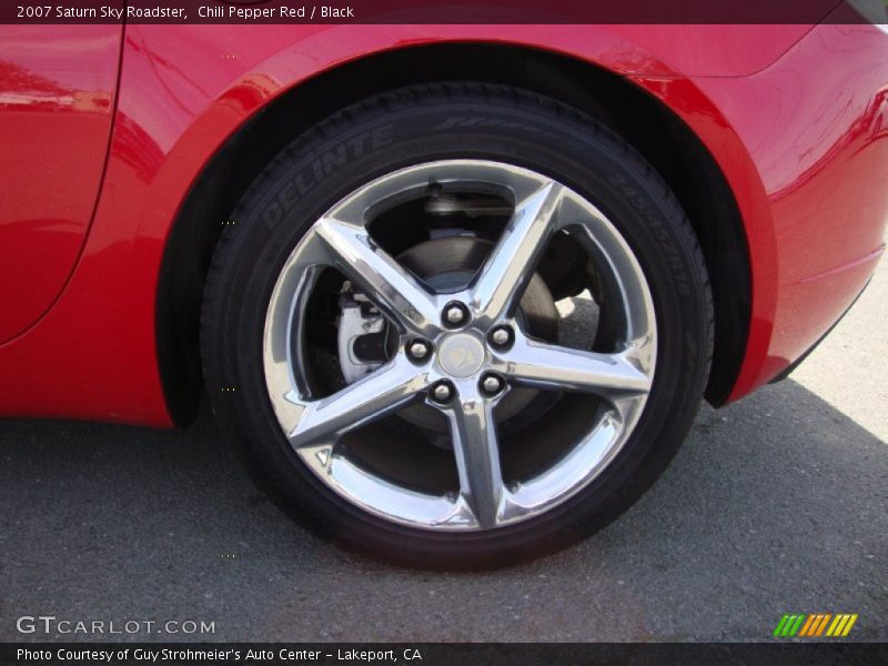 Chili Pepper Red / Black 2007 Saturn Sky Roadster