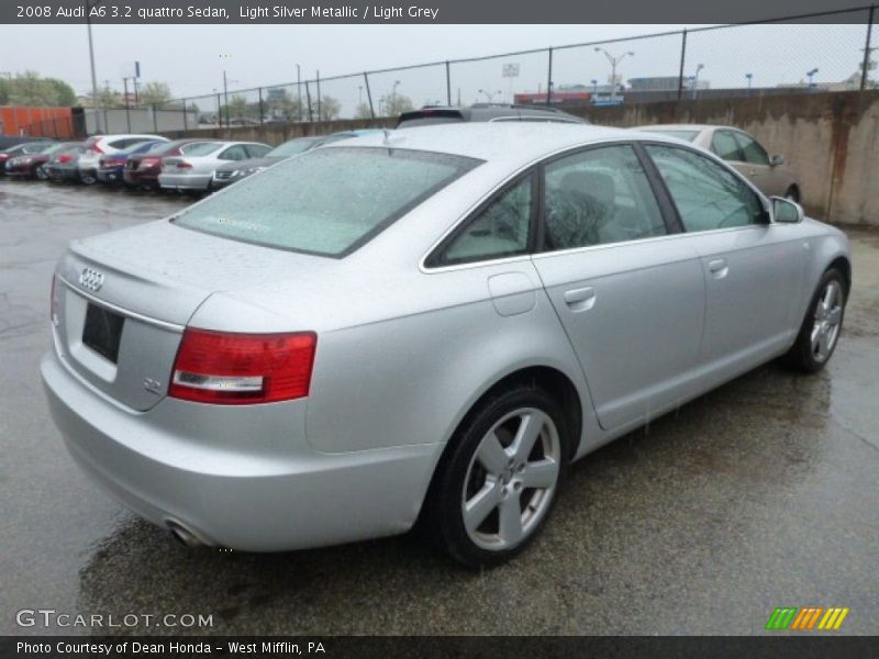 Light Silver Metallic / Light Grey 2008 Audi A6 3.2 quattro Sedan
