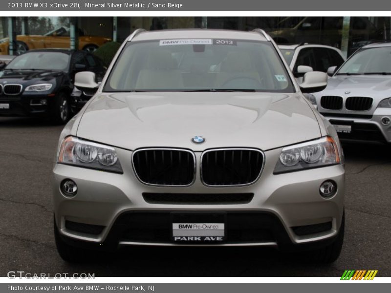 Mineral Silver Metallic / Sand Beige 2013 BMW X3 xDrive 28i