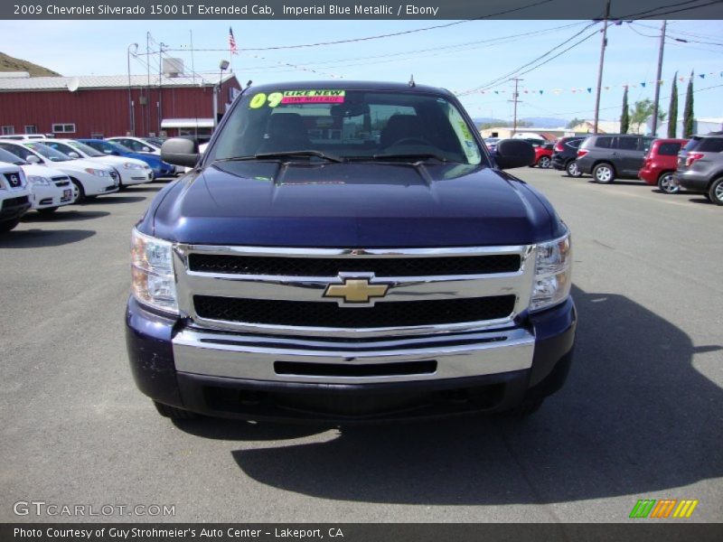 Imperial Blue Metallic / Ebony 2009 Chevrolet Silverado 1500 LT Extended Cab