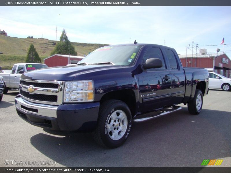 Imperial Blue Metallic / Ebony 2009 Chevrolet Silverado 1500 LT Extended Cab