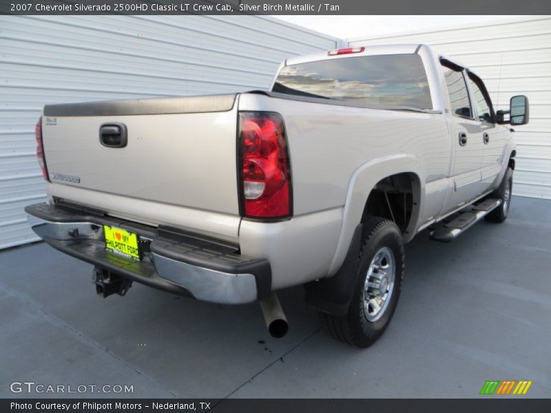 Silver Birch Metallic / Tan 2007 Chevrolet Silverado 2500HD Classic LT Crew Cab