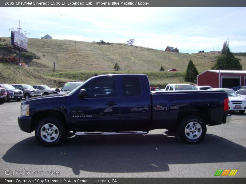 Imperial Blue Metallic / Ebony 2009 Chevrolet Silverado 1500 LT Extended Cab