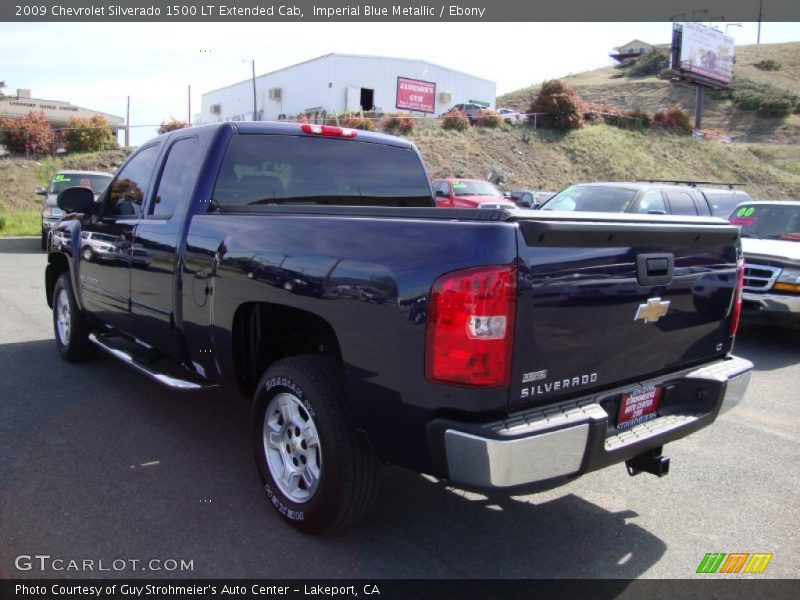 Imperial Blue Metallic / Ebony 2009 Chevrolet Silverado 1500 LT Extended Cab