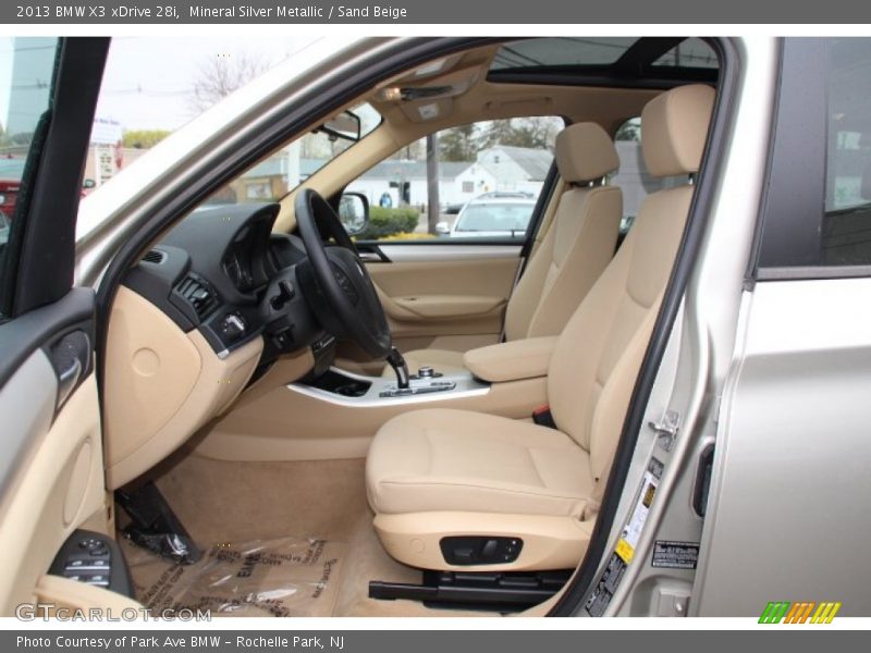  2013 X3 xDrive 28i Sand Beige Interior