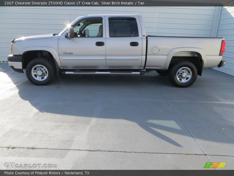 Silver Birch Metallic / Tan 2007 Chevrolet Silverado 2500HD Classic LT Crew Cab