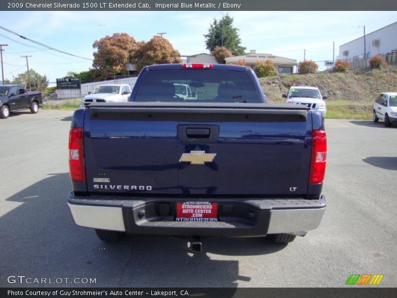 Imperial Blue Metallic / Ebony 2009 Chevrolet Silverado 1500 LT Extended Cab