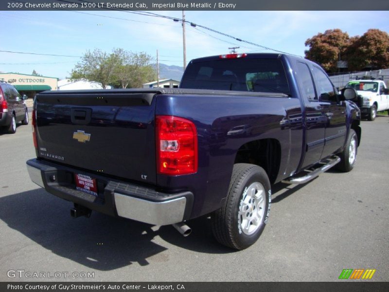 Imperial Blue Metallic / Ebony 2009 Chevrolet Silverado 1500 LT Extended Cab