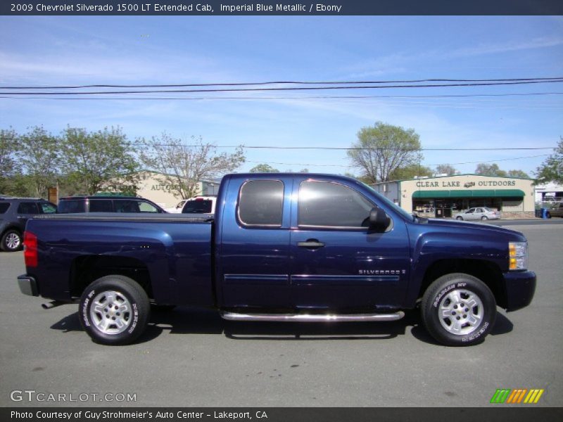 Imperial Blue Metallic / Ebony 2009 Chevrolet Silverado 1500 LT Extended Cab