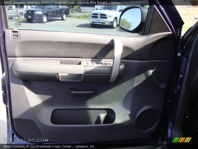 Imperial Blue Metallic / Ebony 2009 Chevrolet Silverado 1500 LT Extended Cab