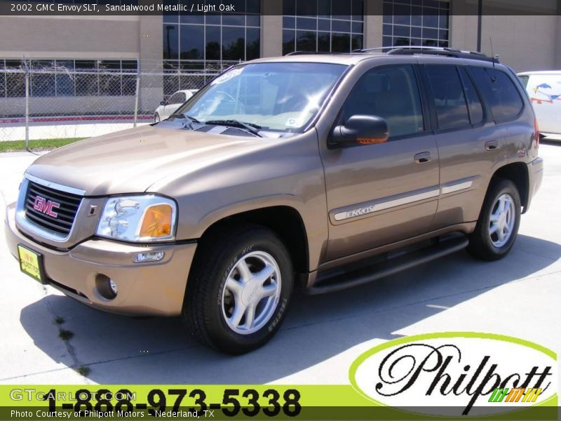 Sandalwood Metallic / Light Oak 2002 GMC Envoy SLT