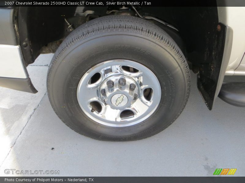 Silver Birch Metallic / Tan 2007 Chevrolet Silverado 2500HD Classic LT Crew Cab